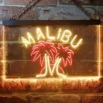 Malibu Neon Sign Rum Wine Bar 1