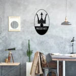 Maserati Metal Sign Logo Car 1