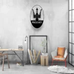 Maserati Metal Sign Logo Car 1