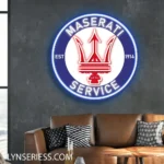 Maserati Neon Sign Super Car 1