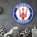 Maserati Neon Sign Super Car 1