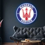 Maserati Neon Sign Super Car 1