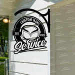 Mazda Metal Sign Bespoke Logo Metal Hanging Sign Car Garage Decor 1