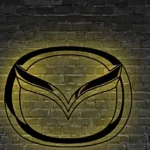 Mazda Metal Sign Logo Car 1