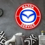 Mazda Neon Sign Super Car 1
