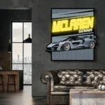 Mclaren Neon Sign Senna Poster 1