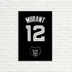 Memphis Grizzlies Metal Sign Custom Ja Morant 12 1
