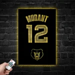 Memphis Grizzlies Metal Sign Custom Ja Morant 12 1