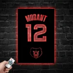 Memphis Grizzlies Metal Sign Custom Ja Morant 12 1