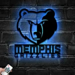 Memphis Grizzlies Metal Sign Emblem 1