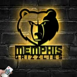 Memphis Grizzlies Metal Sign Emblem 1