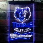 Memphis Grizzlies Neon Sign Budweiser 1