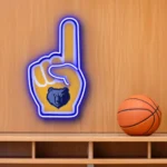 Memphis Grizzlies Neon Sign Nba Foam Finger 1