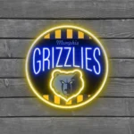 Memphis Grizzlies Neon Sign Vintage Acrylic 1
