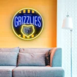 Memphis Grizzlies Neon Sign Vintage Acrylic 1