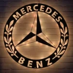 Mercedes Metal Sign Benz 1