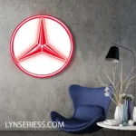 Mercedes Neon Sign Logo 1