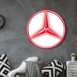 Mercedes Neon Sign Logo 1