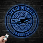 Miami Dolphins Metal Sign Custom Nfl 1