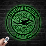 Miami Dolphins Metal Sign Custom Nfl 1