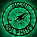 Miami Dolphins Metal Sign Nfl 1
