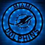 Miami Dolphins Metal Sign Nfl 1