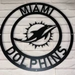 Miami Dolphins Metal Sign Nfl 1