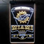 Miami Dolphins Neon Sign Est 1966 1