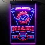 Miami Dolphins Neon Sign Est 1966 1
