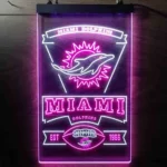 Miami Dolphins Neon Sign Est 1966 1