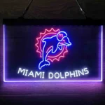Miami Dolphins Neon Sign Stylish 3 Color 1