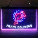 Miami Dolphins Neon Sign Stylish 3 Color 1