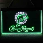 Miami Dolphins Neon Sign Tiara Royal 1