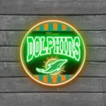 Miami Dolphins Neon Sign Vintage Acrylic 1