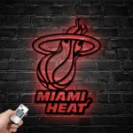 Miami Heat Metal Sign Logo 1