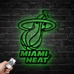 Miami Heat Metal Sign Logo 1
