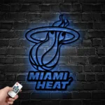 Miami Heat Metal Sign Logo 1
