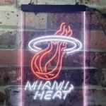 Miami Heat Neon Sign Heat Ball Logo 1