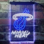Miami Heat Neon Sign Heat Ball Logo 1