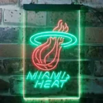 Miami Heat Neon Sign Heat Ball Logo 1