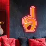 Miami Heat Neon Sign Nba Foam Finger 1