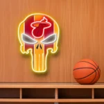 Miami Heat Neon Sign The Punisher 1
