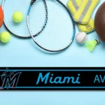 Miami Marlins Metal Sign Artistic Mlb 1