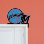 Miami Marlins Metal Sign Logo 1