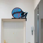 Miami Marlins Metal Sign Logo 1