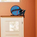 Miami Marlins Metal Sign Logo 1