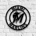 Miami Marlins Metal Sign Mlb 1
