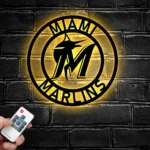 Miami Marlins Metal Sign Mlb 1