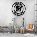 Miami Marlins Metal Sign Mlb 1
