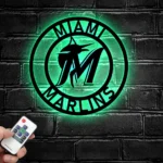 Miami Marlins Metal Sign Mlb 1